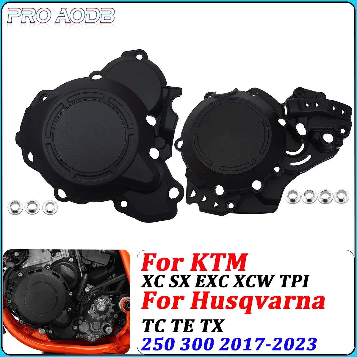 

For KTM EXC 300 TPI 2020-2023 EXC 250 TPI XC-W XC 250 300 TPI Motorcycle Crankcase Ignition Clutch Cover Guard SX 250 2019-2022