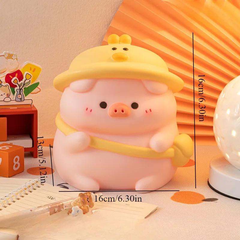 Creative animal shaped piggy bank with adhesive and anti drop function, large capacity for storing and receiving gifts