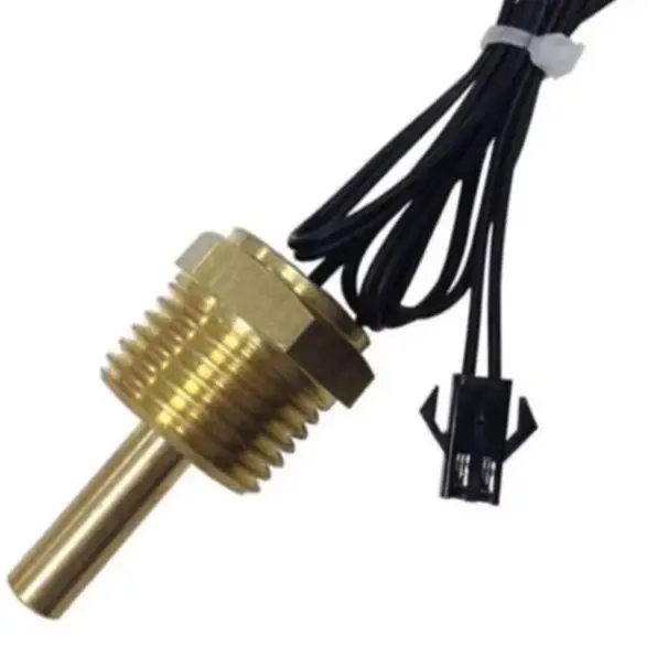 10K Water Temperature Probe Sensor Copper Clamp Ty/pe For Wall Mounted Boiler And Water Heater Heating System Monitoring Tool