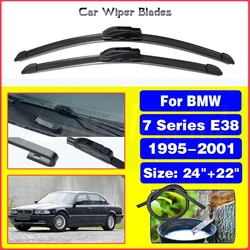 Wiper Front Wiper Blades For BMW 7 Series E38 1995-2001 Windshield Windscreen Front Window Brushes Cutter Car Accessories 24