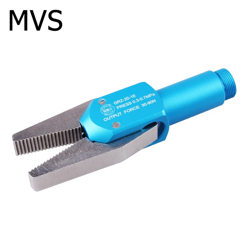GRZ-20-16C/J 20C/J Clamp Serrated Y-clamp Gimatic Ass Style EOAT Robot Arm Pneumatic Gripper for Plastic Injection Machine
