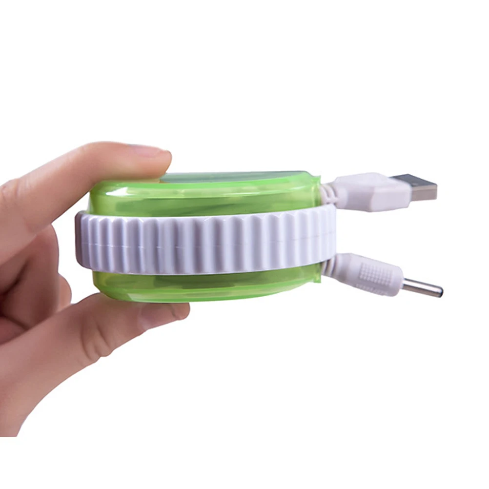 

Data Cable Storage Box Round Cable Winder Tangle-Free Wire Organizer for Earphones USB Headphone Cord Keeper Travel School