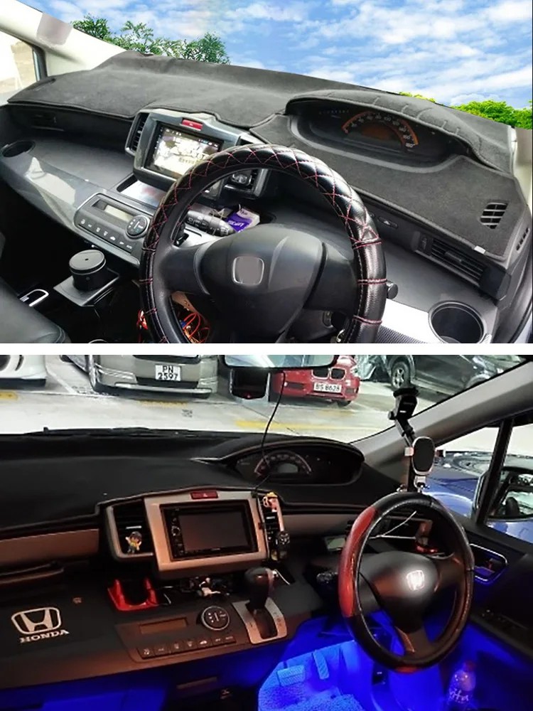 For Honda Freed GB3 GB4 GP3 2009-2015 Accessories Dashboard Cover Instrument Panel Dash Mat Dashmat Protective Pad