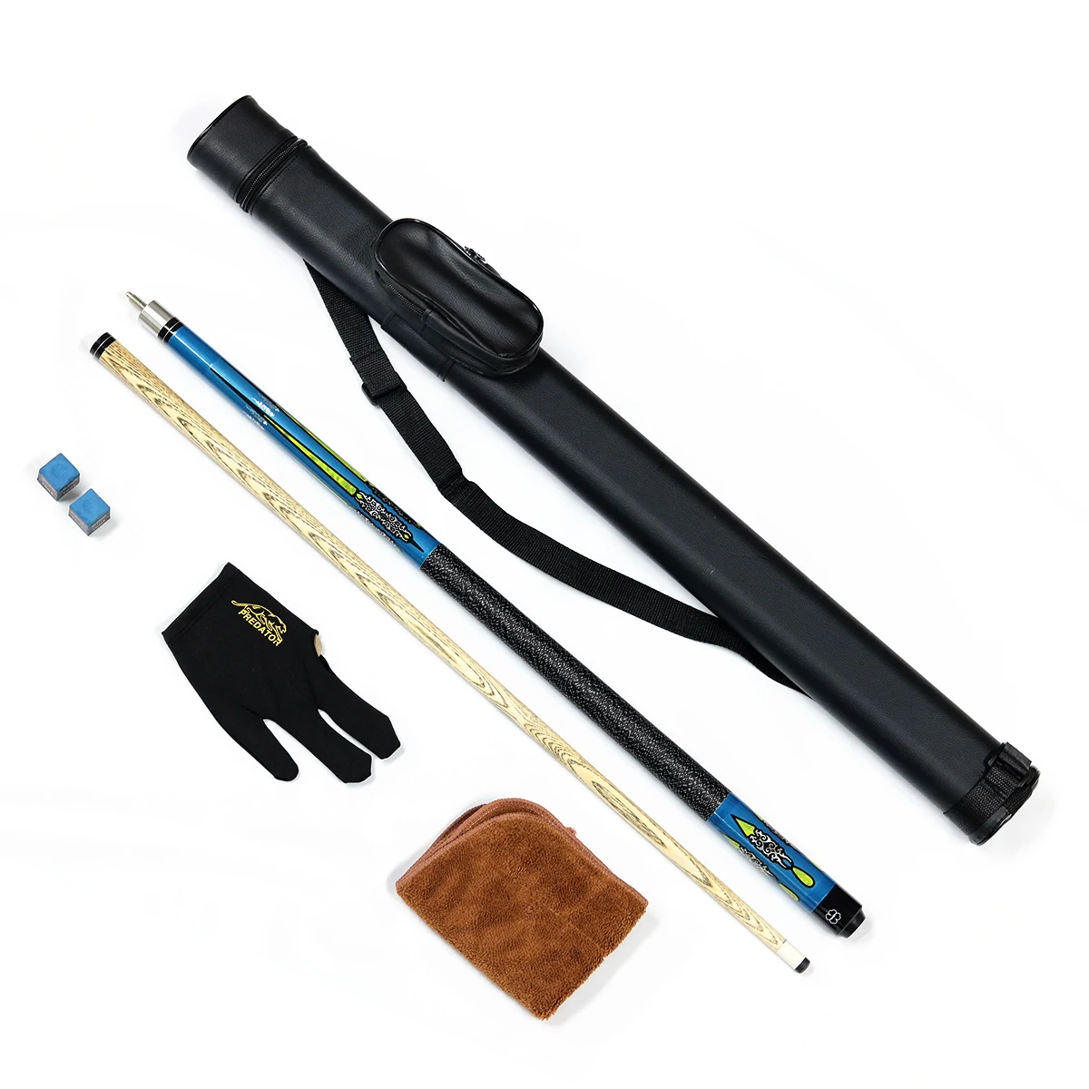 Conjunto completo de dom de bilhar Pool Cue com Case Kit