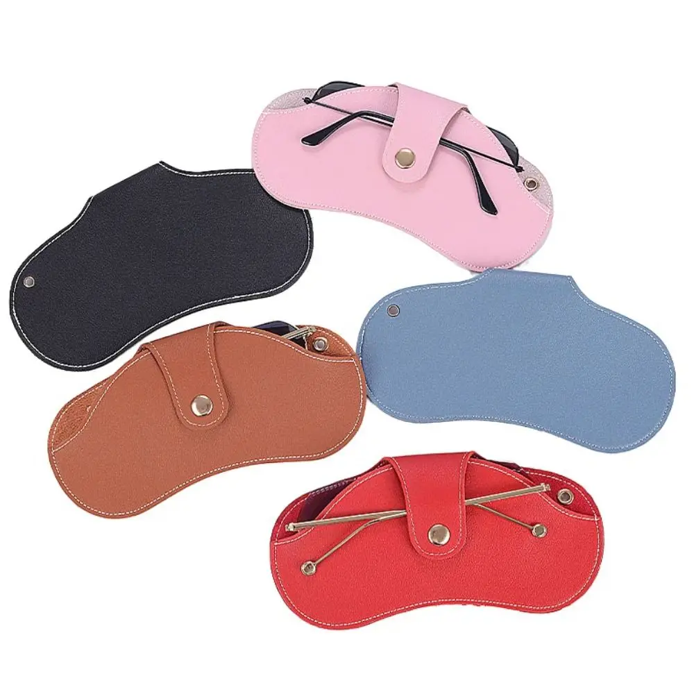 眼鏡プロテクター ハンギングネック サングラスケース バックル付き メガネケース PUレザー メガネケース リストストラップ付き 眼鏡ポーチ