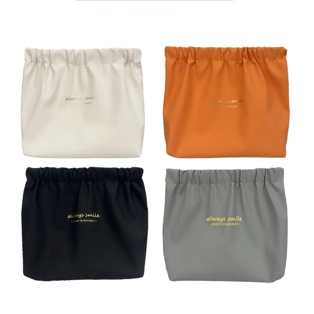 كابل حقيبة التخزين بو حقيبة مستحضرات تجميل حقيبة أدوات الزينة السفر حقيبة مستحضرات تجميل ذاتية الإغلاق حقيبة مستحضرات التجميل ورقة الربيع حقيبة المرأة حقيبة التخزين