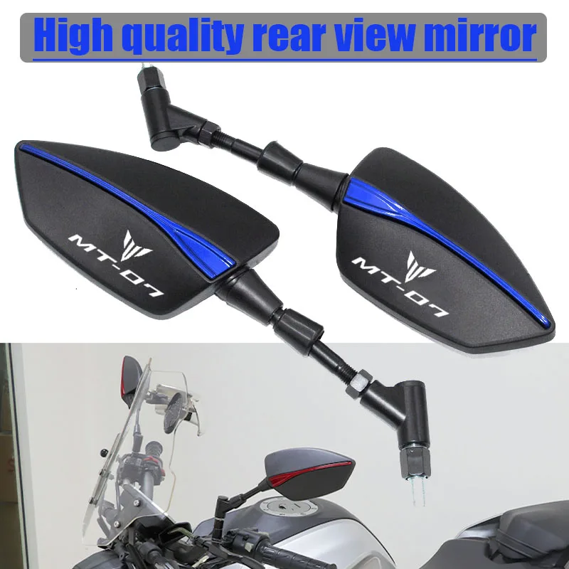 

For YAMAHA MT-01 MT-03 MT-07 MT01/03/07 MT 01/03/07 The New High Quality Universal Motorcycle Mirror Rearview Rearview Mirror