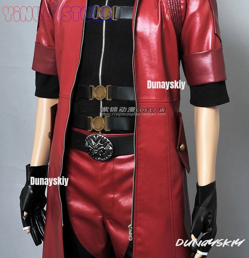 DMC Dante Show Men's Clothing Everyday Leather Clothing Cosplay Cos Game Anime Party Uniform Hallowen Play Character Costume - Image 5