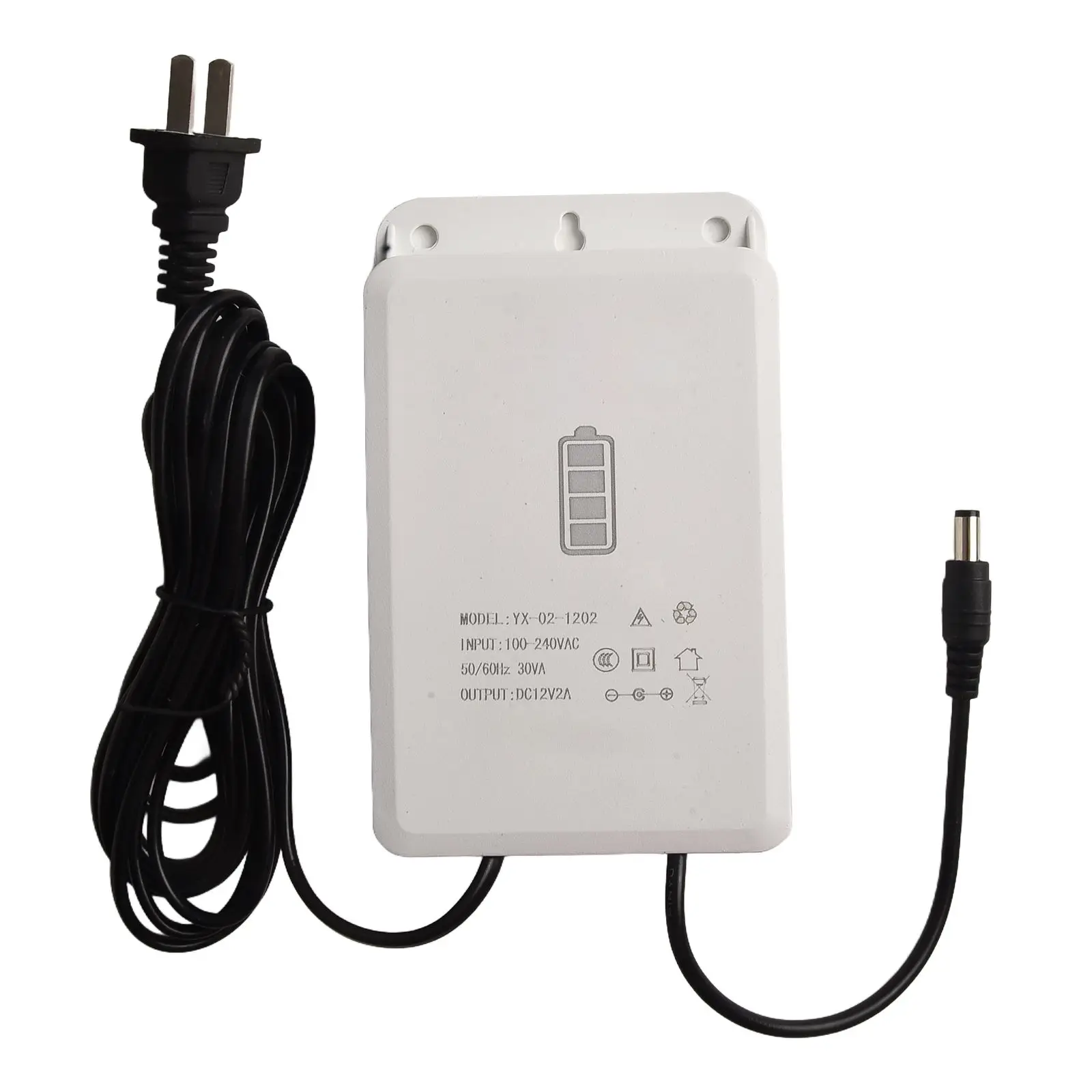 1pc Power Adapter Rainproof 12V2A Uninterruptible UPS Power Supply Monitoring Camera Power Adapter Tools Accessories