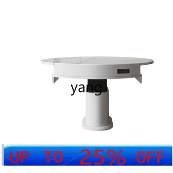 LH multi-function foldable lifting coffee table dining table dual-purpose two-in-one electric living room rock slab retractable