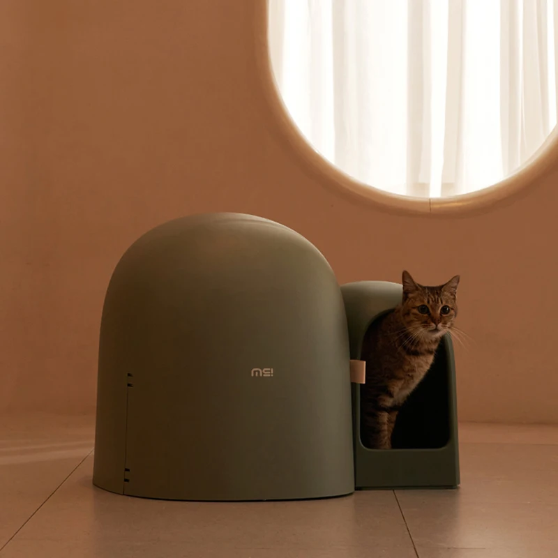 Design Bathroom Cat Bedpans Portable Toilette Cover Urinal Cat Bedpans Toilet Cleaning Areneros Gatos Cerrados Pets Items