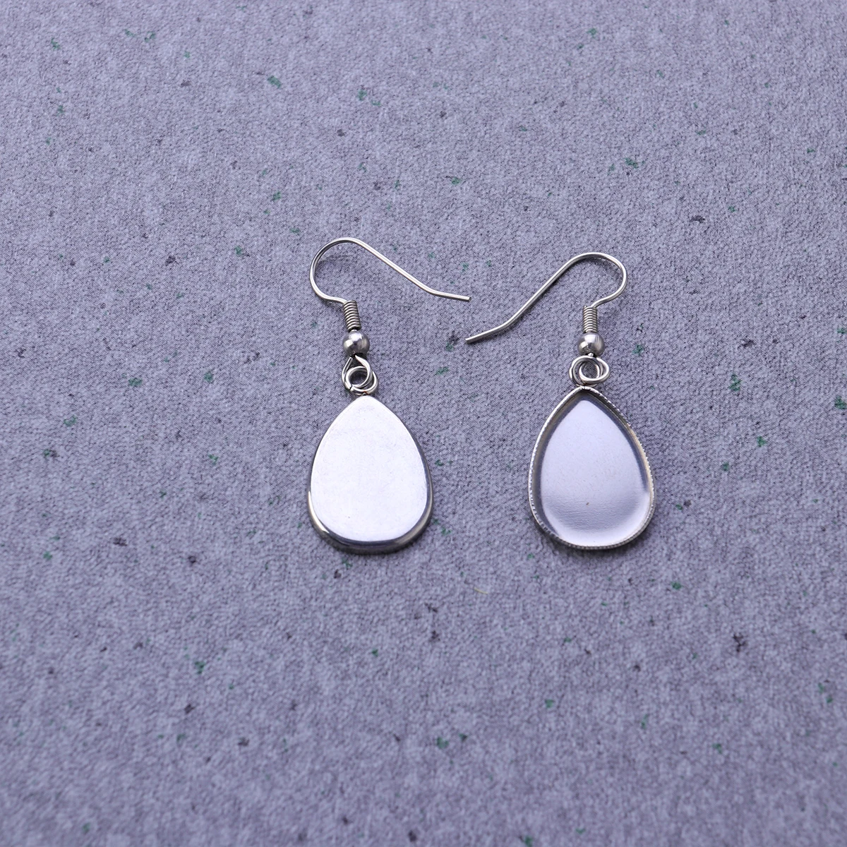 

40 Pcs DIY Earring Kit Sterling Silver Findings Girls Eardrop Jewelry Dangler Set Stainless Steel Hoop Lightweight Safe