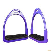N0HA 1 Pair Safety Horse Riding Stirrups for Horse Saddles Antiskid Horse Pedal Professional Horse Riding Horse Stirrups Set