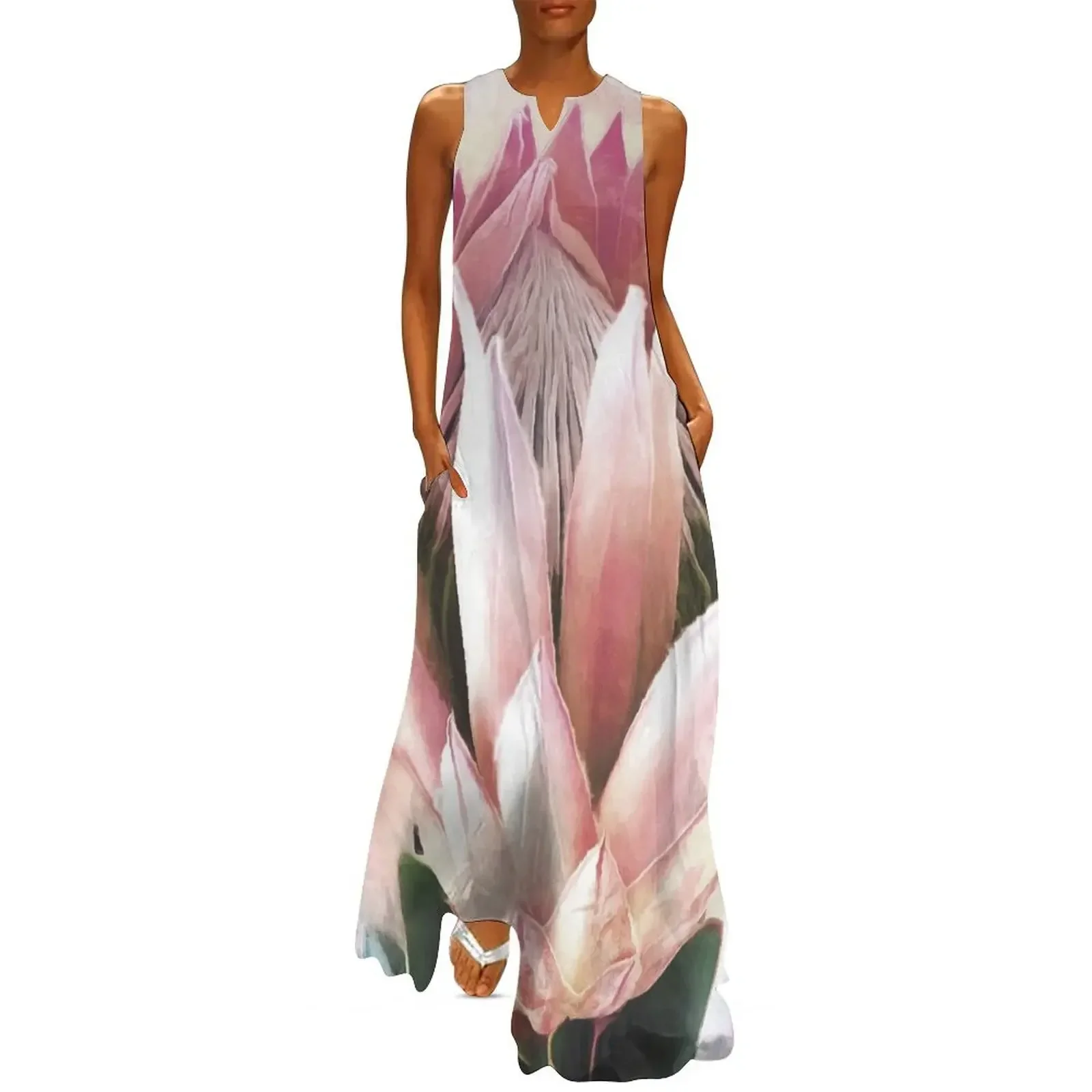

Protea Long Dress Dress woman Dance dresses loose summer dress beach dresses