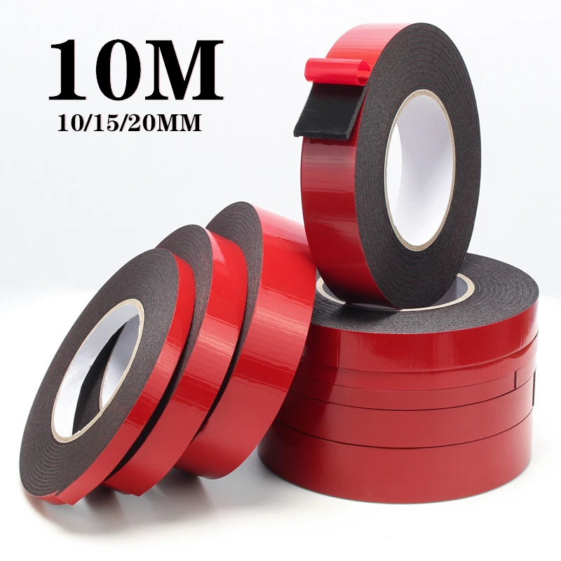 Glue Tape 0.5mm-2mm Thickness Super Strong Double Side Adhesive Foam Tape for Mounting Fixing Pad Sticky Double Sided Tape