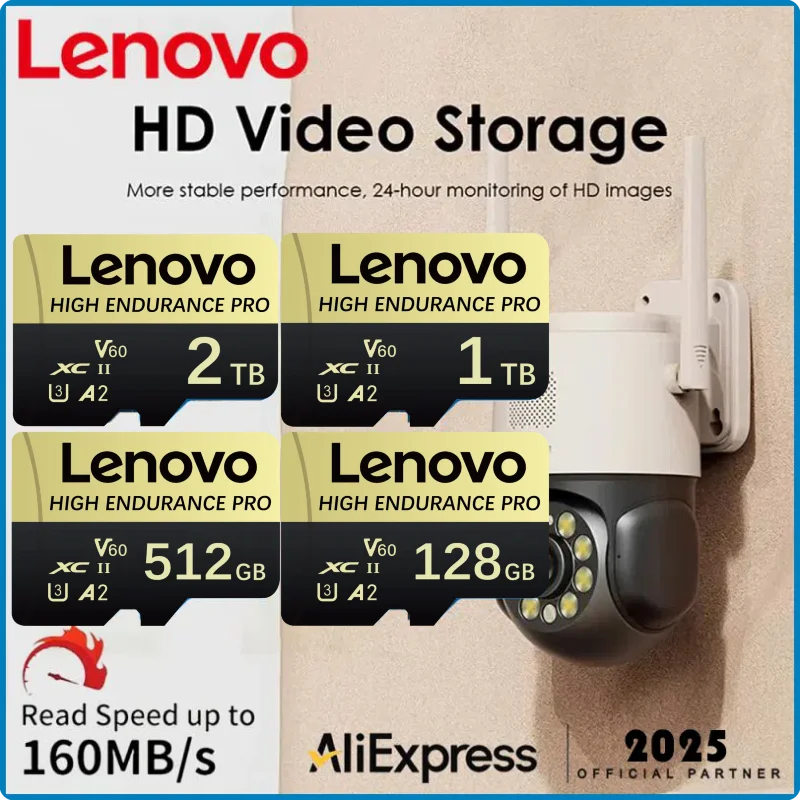 

Lenovo 2TB 1TB Ultra Micro SD/TF Карта флэш-памяти 128 ГБ 256 ГБ 1 ТБ 512 ГБ Карта Micro SD 128 ГБ MicroSD Прямая поставка для телефона
