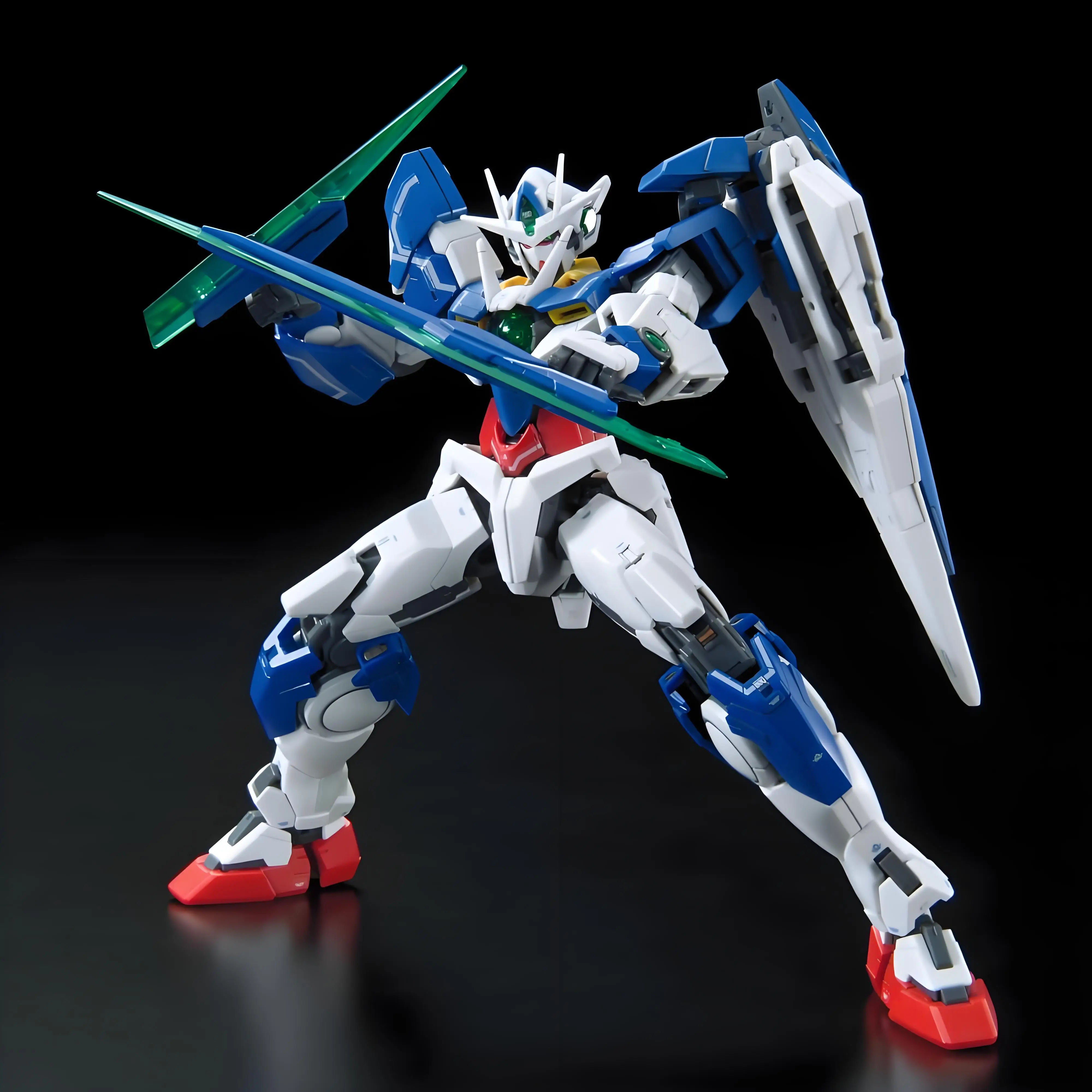 Bandai Originele Echt RG GNT-0000 00QAN [T] Action Figure Model Assemblage Speelgoed Collectible Model Ornamenten Cadeaus voor Kinderen