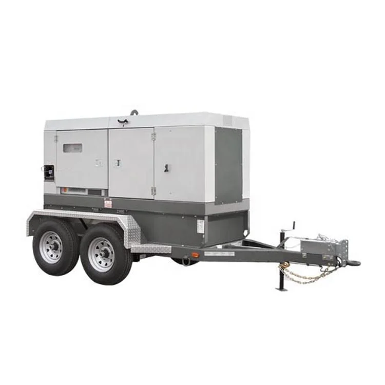 100kVA Generator Silent Trailer Generator With  6BT5.9-G2 Engine 80kW Mobile Generator