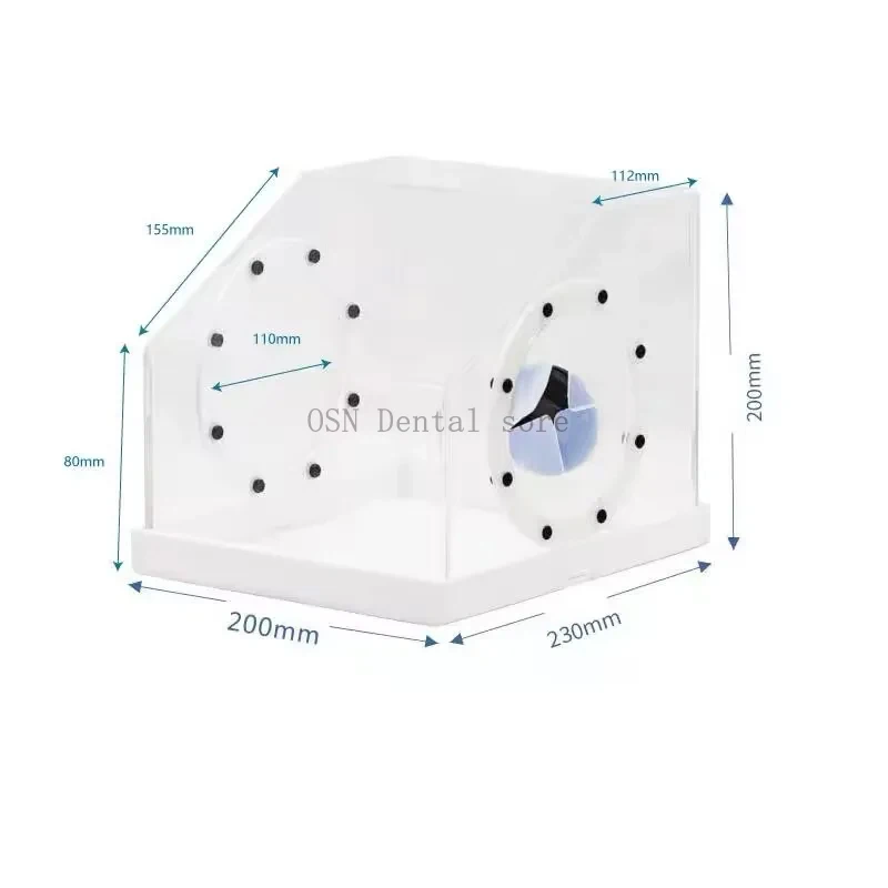 1PCS New Dental Grinding Polishing Box New Quality Lapping Protector Dentistry Dentist Lab Supplies Tools