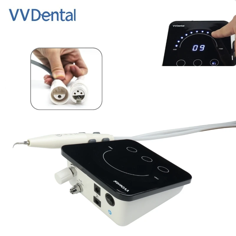 VV Dental VST-6 escalador ultrasónico manchas de dientes limpieza de canales de raíz pantalla táctil dispositivo de cuidado bucal de alta vibración apto para SATELEC