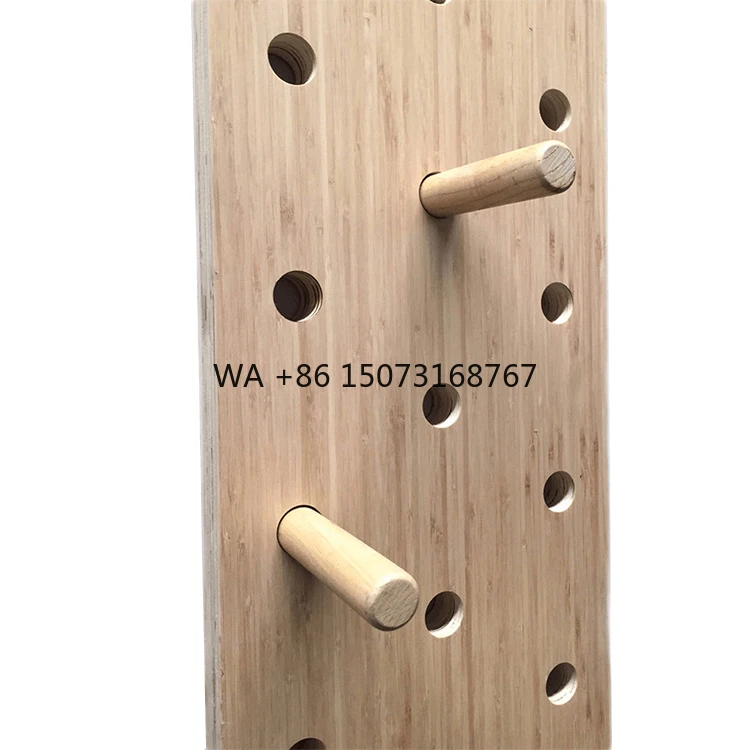 Wholesale Wall Mounted Fitness Wooden Climbing Peg Board for sale
