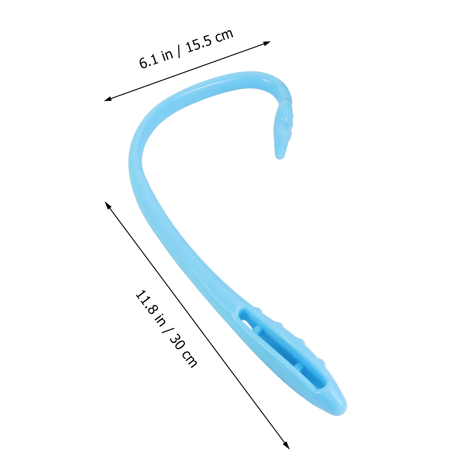 2개입 마사지 훅 인체공학적 플라스틱 등 마사지 스틱 경혈 요법 피로 해소 바디 마사지 용품