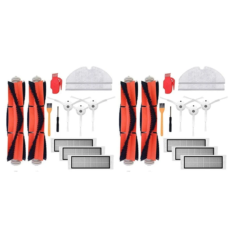 

2X Replacement Accessory Kit For Xiaomi Mi Robot Roborock S5 S6 S60 S65 S5 S50 S55 E25 E35 Vacuum Cleaner Parts