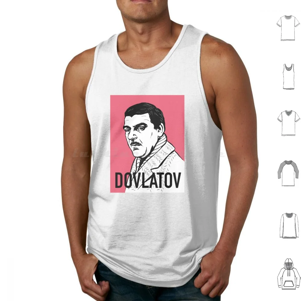 Writer Dovlatov Tank Tops Vest Sleeveless Literature Russian Novel Nyc Russia Writer