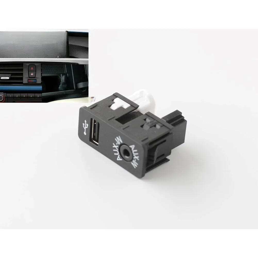 AUX USB Socket with and Installation for BMW 1 2 3 4 Series 2010-2019 X1 2014-2019 Cooper R56 R57 F55  AUX USB