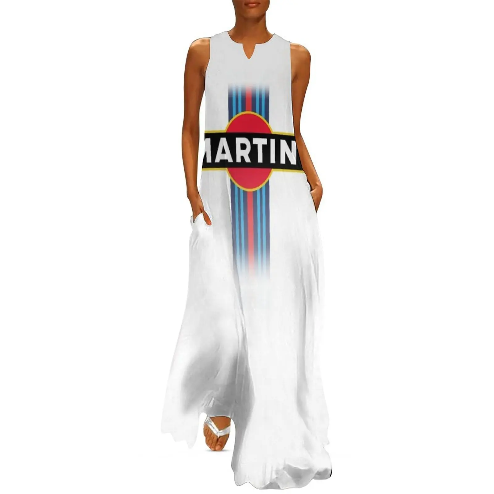 

Martini Racing Long Dress Summer women's clothing women formal occasion dresses Dress