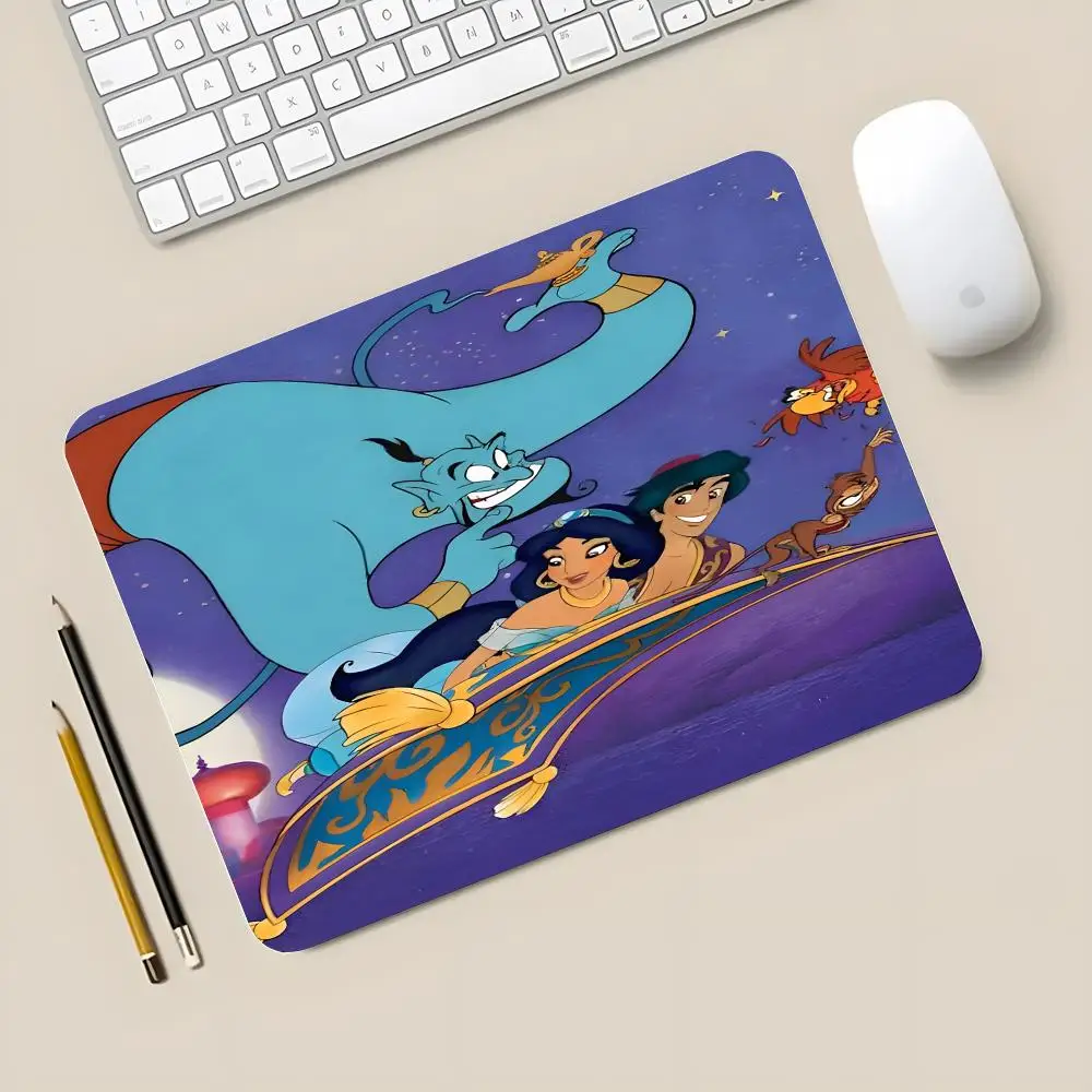 Disney Aladdin Princess Jasmine and Prince Mouse Pad universal desktop laptop simple office rubber small non-slip pad 450x400