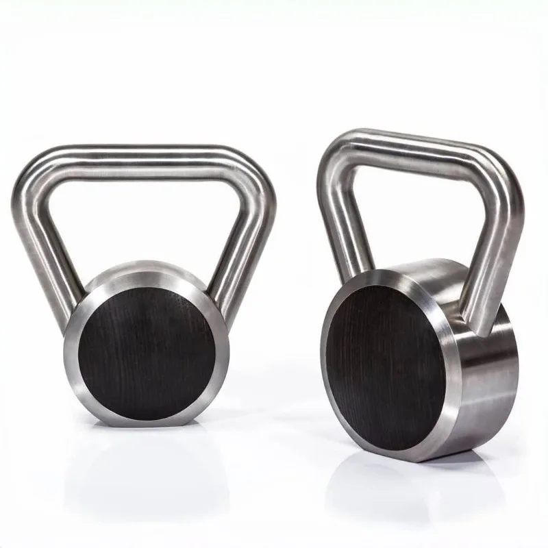 Walnut solid wood kettlebell wooden stainless steel equipment men and women squat