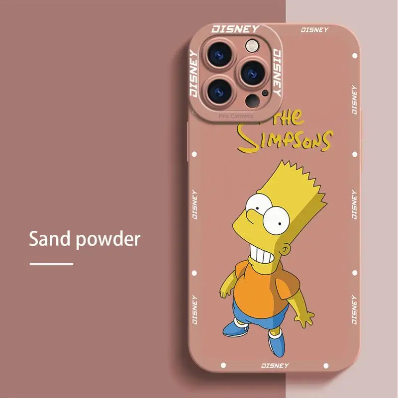 The Simpsons Family Phone Case For iPhone 15 14 11 Pro Max 13 12 Mini XR X SE 7 8 6 6S Plus Phone Cover Soft Frame Funda