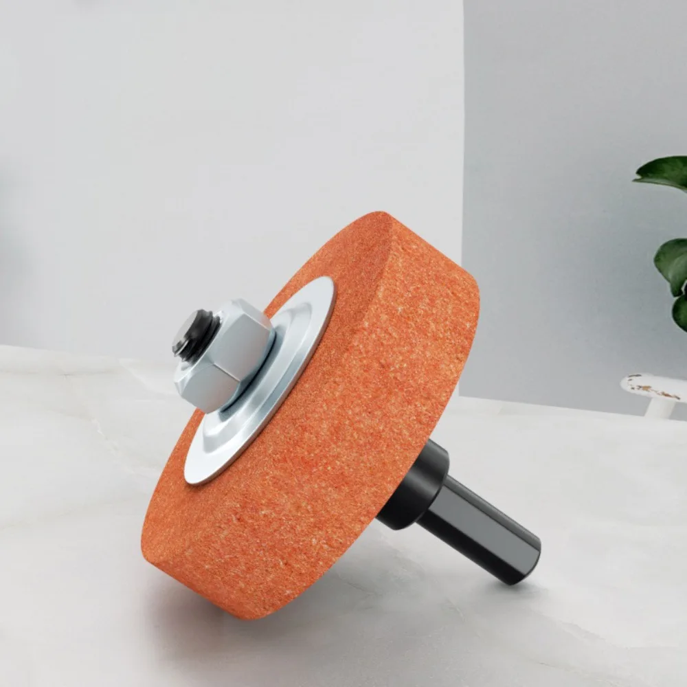 Multi Functional 75mm Rotary Grinding Stone Polishing Pad Round Abrasive Stone Household Rotary Tool Table Grinder Drill
