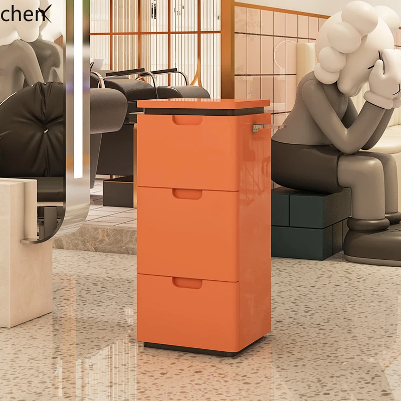 

LXC high-end barber shop tool cabinet hair salon hair shop tool cart drawer storage cabinet