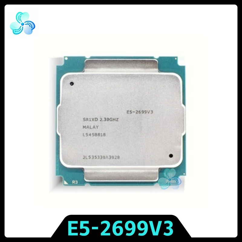 Xeon E5-2699V3 CPU SR1XD 18-Cores 36-Thread 2.3GHz 45MB 22nm 145W LGA2011-3 E5 2699 V3 CPU Processor E5 2699V3