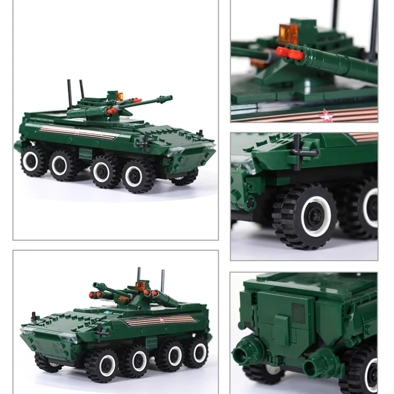 ตัวต่อรถถัง SEMBO แบบประกอบเอง ของเล่นเด็ก รุ่นสร้างสรรค์ ทันสมัย ของตกแต่ง