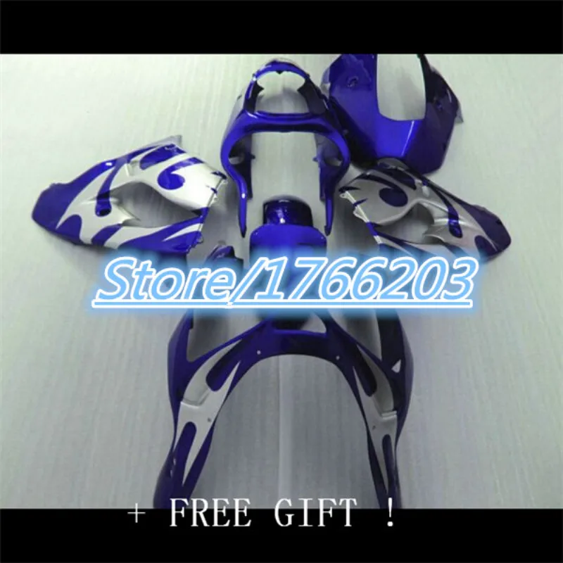 

ABS ZX9R 2002 2003 Aftermarket green/blue Fairing Set Fit For Kawasaki 2002 2003 ZX900 Ninja ZX 9R W5- ZX 900 02-03 zx-9r 02 03