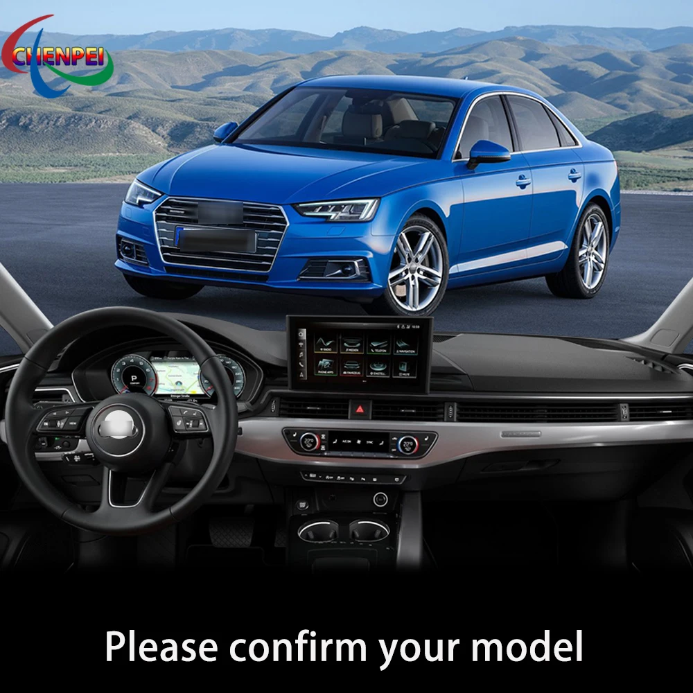 

Anti-Slip Anti-UV Mat For Audi A4 B9 2016-2019 Dashboard Cover Pad Dashmat Protect Sunshield Pad Car Accessories