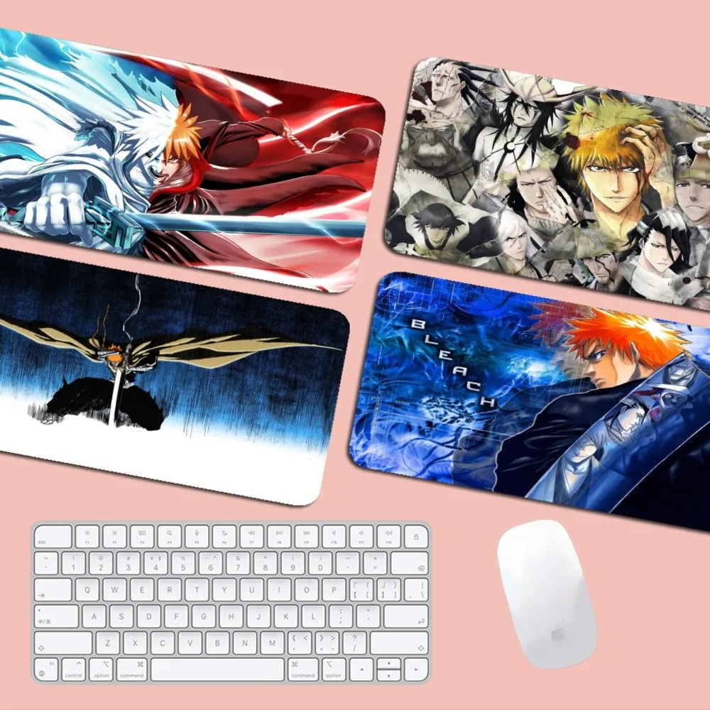 Bleach Girl Mousepad Boy Pad Natural Rubber Gaming Mousepad Desk Mat Size For Gameing World Of Tanks CS GO Zelda