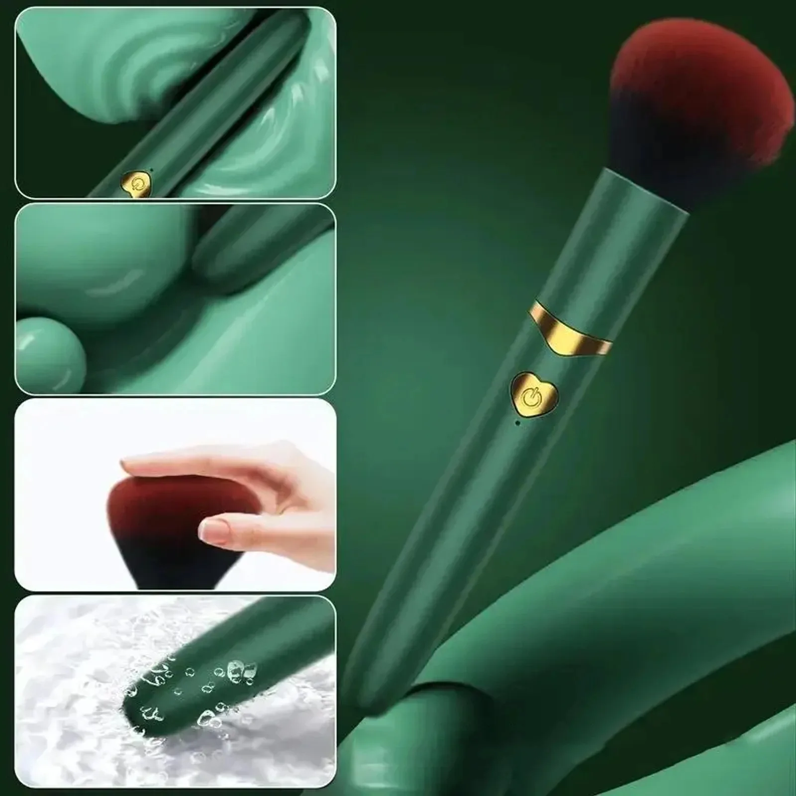 for Women Makeup Brush Bullet Vibrator G Spot 7 Speed Vagina Vibrating AV Wand Nipple Clitoral Stimulator Dildo for Couples 18+