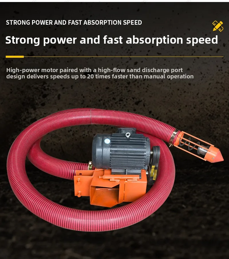 Medium Drive Large Hose Jiaolong Grain Pump, Powder Feeding Machine, Suction Machine