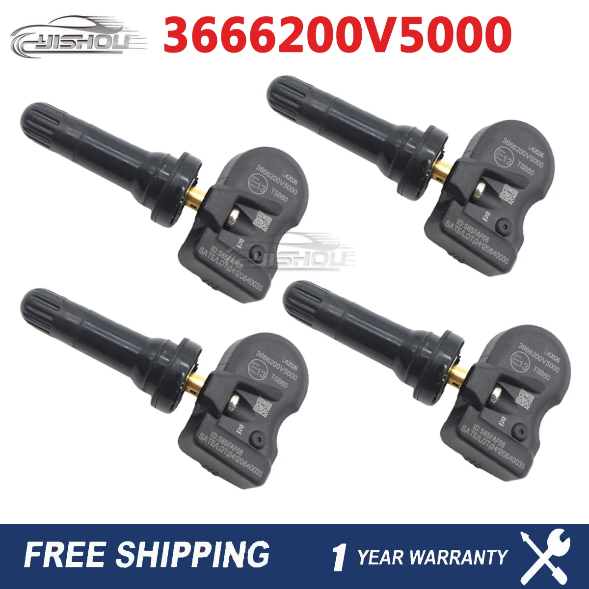 

3666200V5000 Car TPMS Tire Pressure Monitor Sensor For JAC iEVS4 iEVA50 iEV7S iEV7 iEV6E T6 Sehol E40X E20X Refine S2 R3 M4 M3
