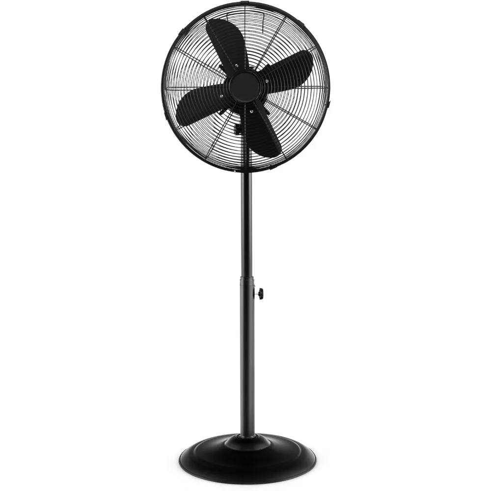 

Pedestal Fan, 16 Inch Oscillating Fans W/ 3 Speeds & Adjustable Height, 75° Oscillation & 20° Tilt, Standing Fan