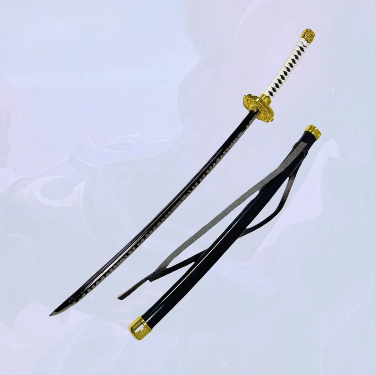 9.8 بوصة الشيطان قد يبكي فيرجيل سباردا المعادن كاتانا السيف الأصلي النينجا سكين اليابانية كاتانا صابر تأثيري اكسسوارات الدعامة لعبة #1