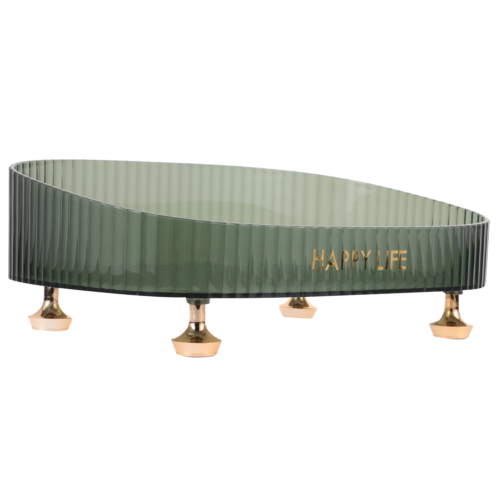 

Organizer for Vanity Storage Box Lotion and Perfume Makeup Stand Green The Pet Desk