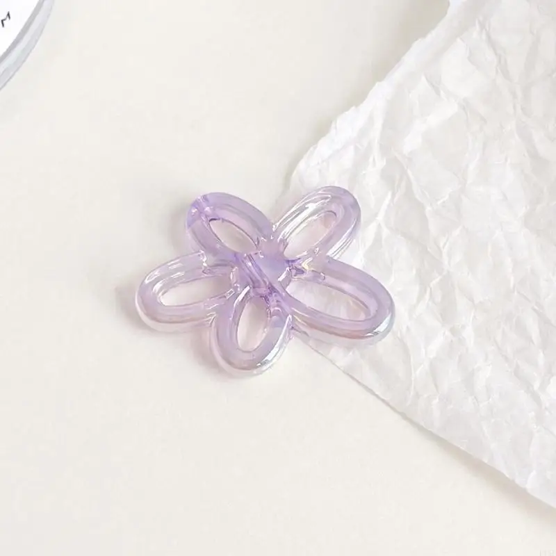 E15E Irregular Flower Charm For Jewelry Making Parts Diy Handmade Colorful Handicraft