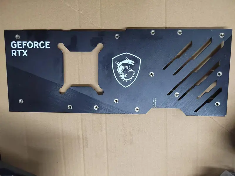 

Задняя панель для видеокарты MSI RTX4080 RTX4090 RTX4070 RTX4070ti TRIO