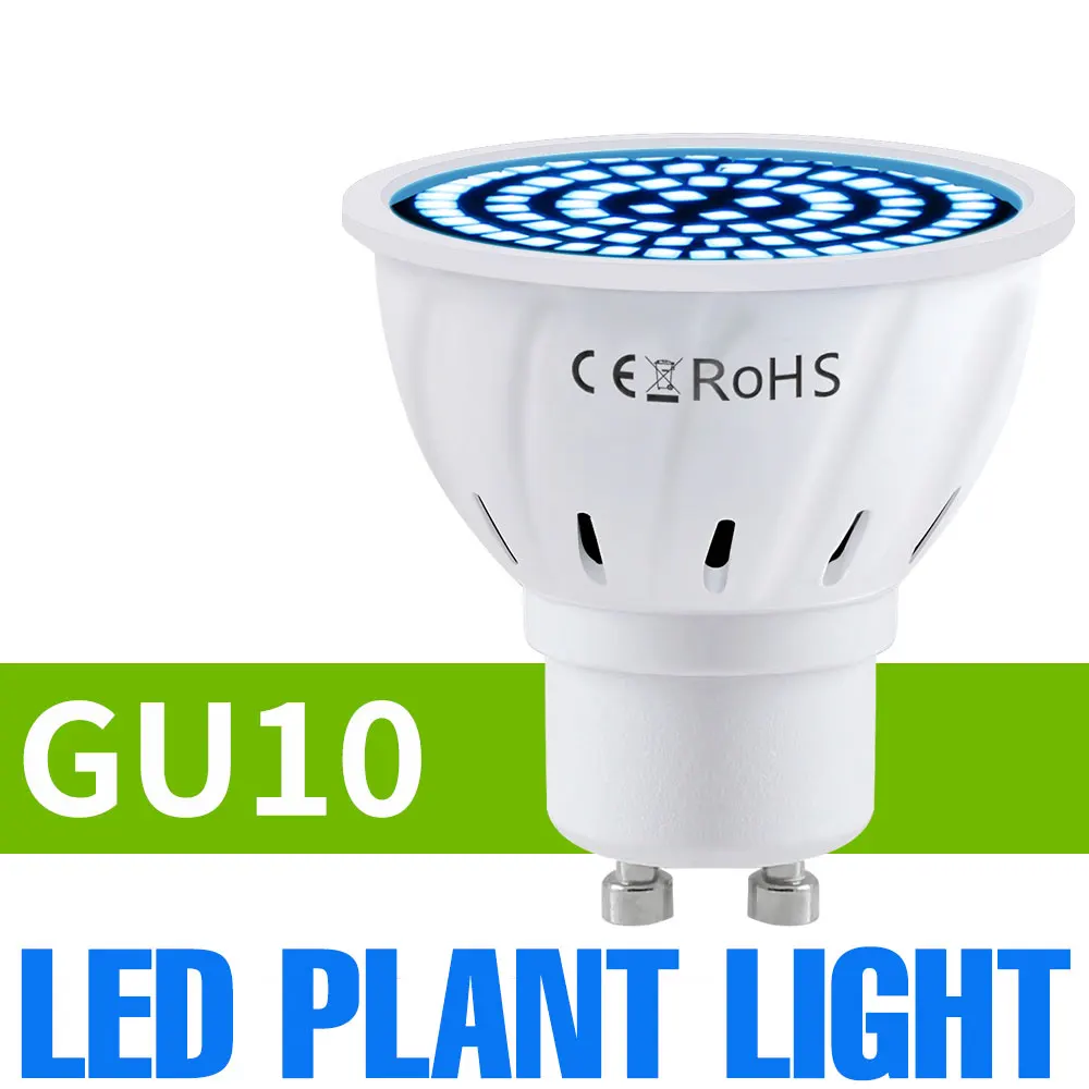 E27/E26 LED Grow Gloeilamp E14 Volledig Spectrum Indoor Bloem Potplant Grow Box Teelt Lamp GU10 MR16 B22 AC220V 5W 7W 9W