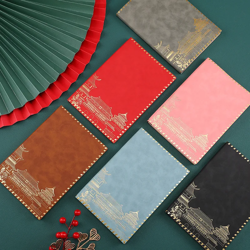 Retro Antique China-Chic Notebook Guofeng Classical Taoist Forest Paper Stationery Notebook Set Chinese Style